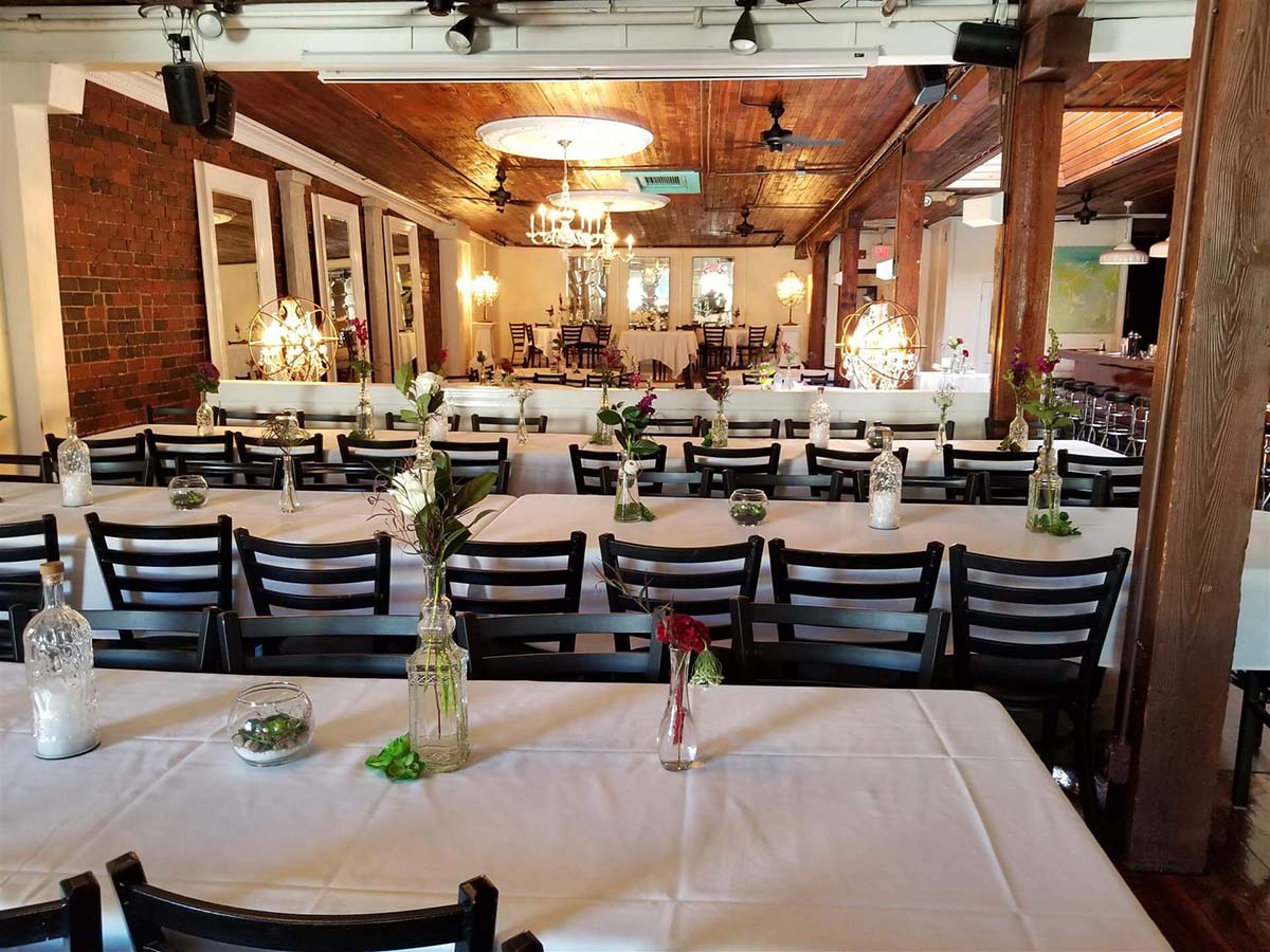 Arlington's top floor dining room for catering events
