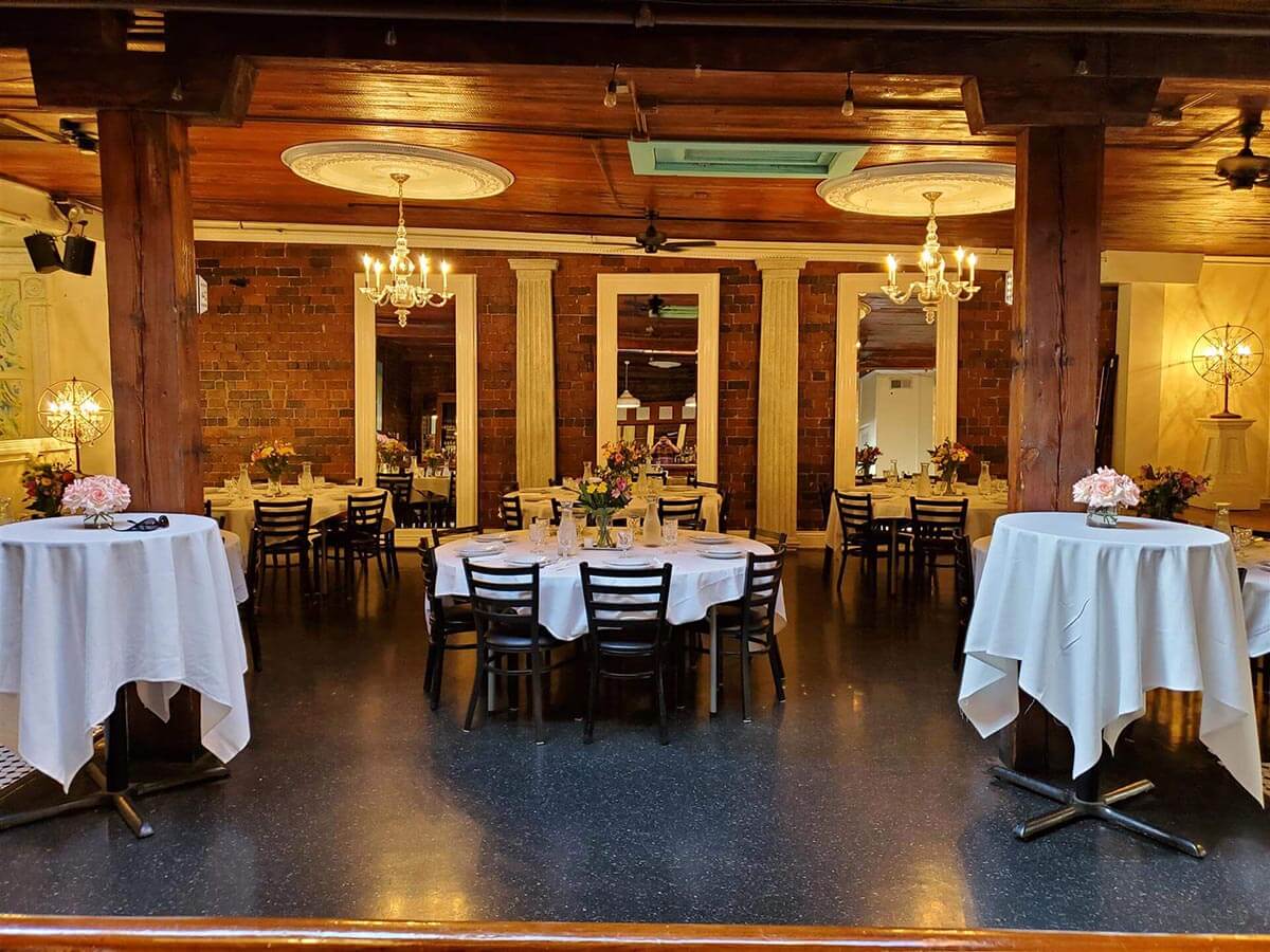 Arlington's top floor dining room