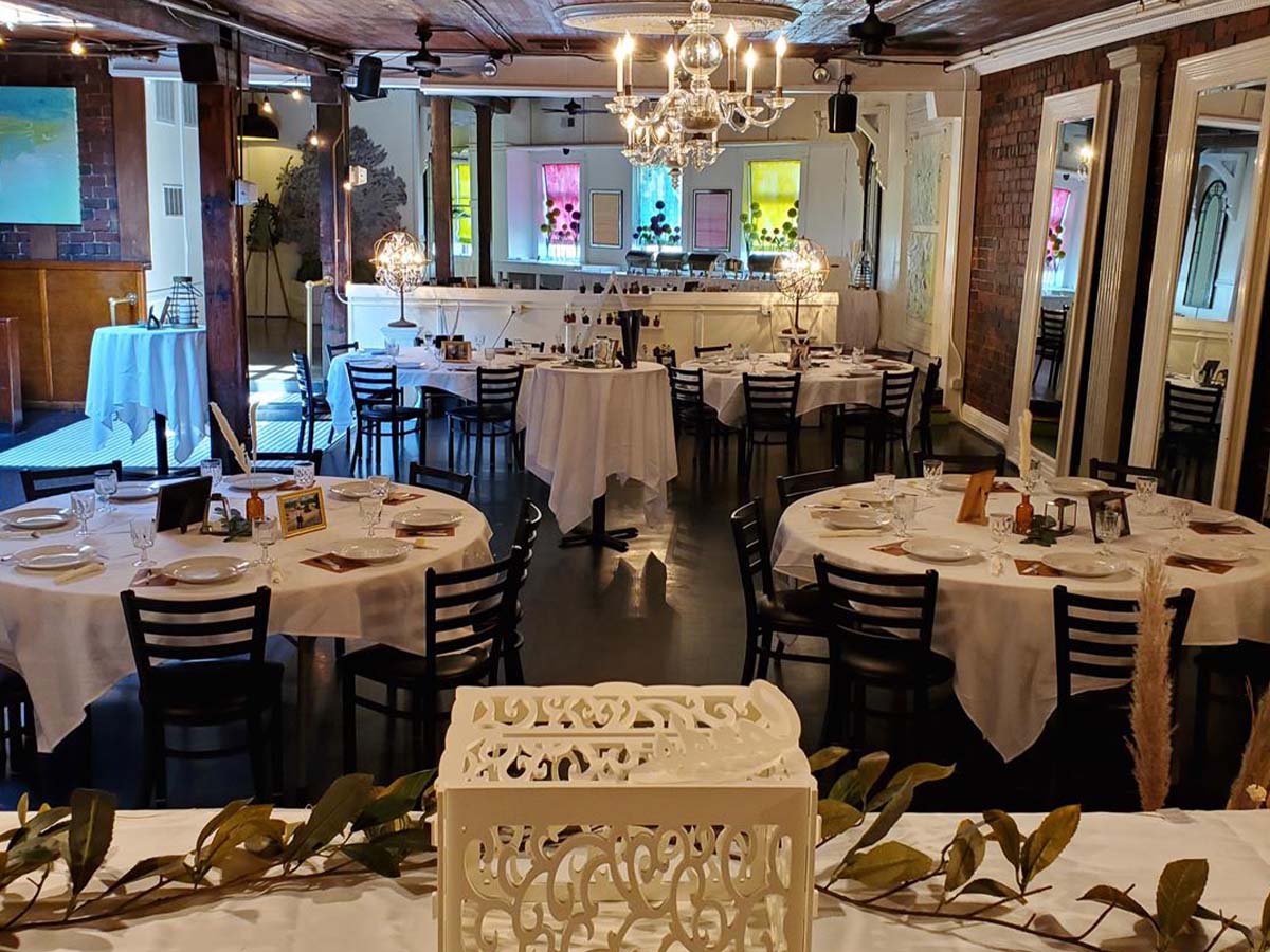 Arlington's top floor dining room